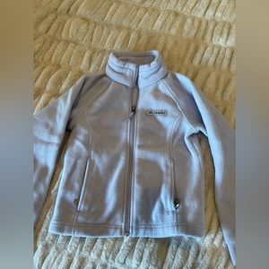 Girls XS Columbia lilac fleece